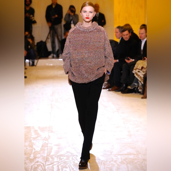 WOMENS MARLED MOCK NECK SWEATER - Picture 2 of 6